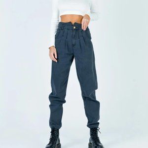 Princess Polly KATHERINE JEANS BLACK DENIM, Size US 6